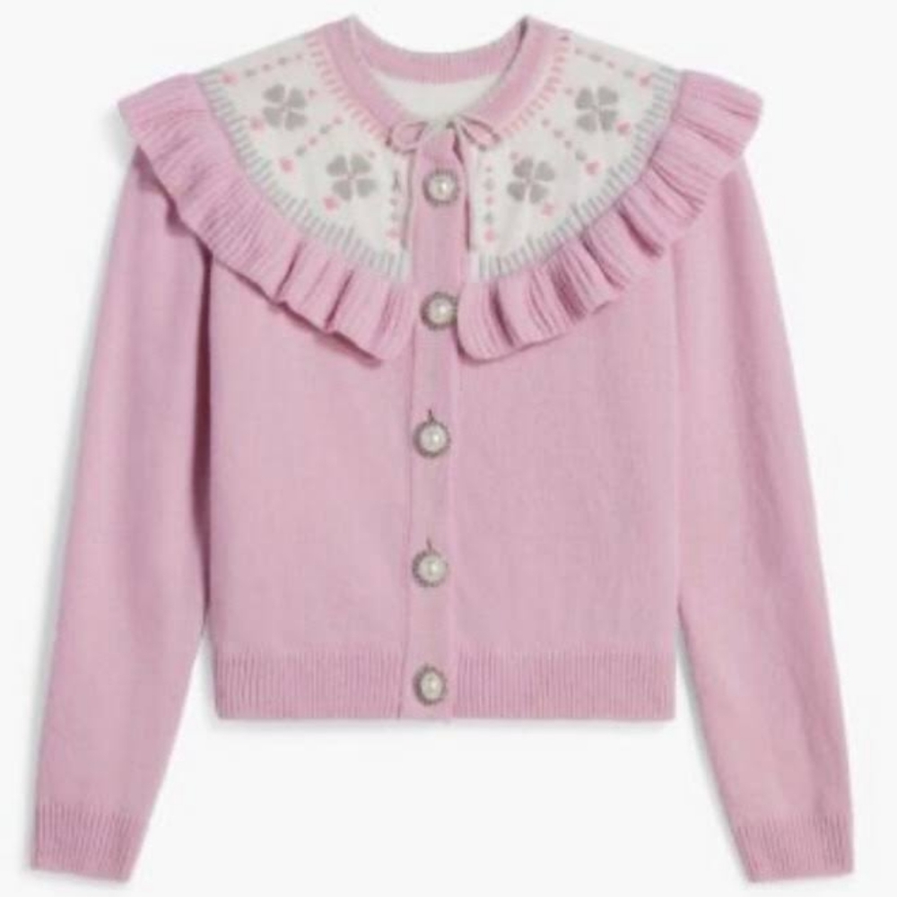 Hill House Desk Sweater Pink XS